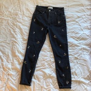 Abercrombie Embroidered Jeans